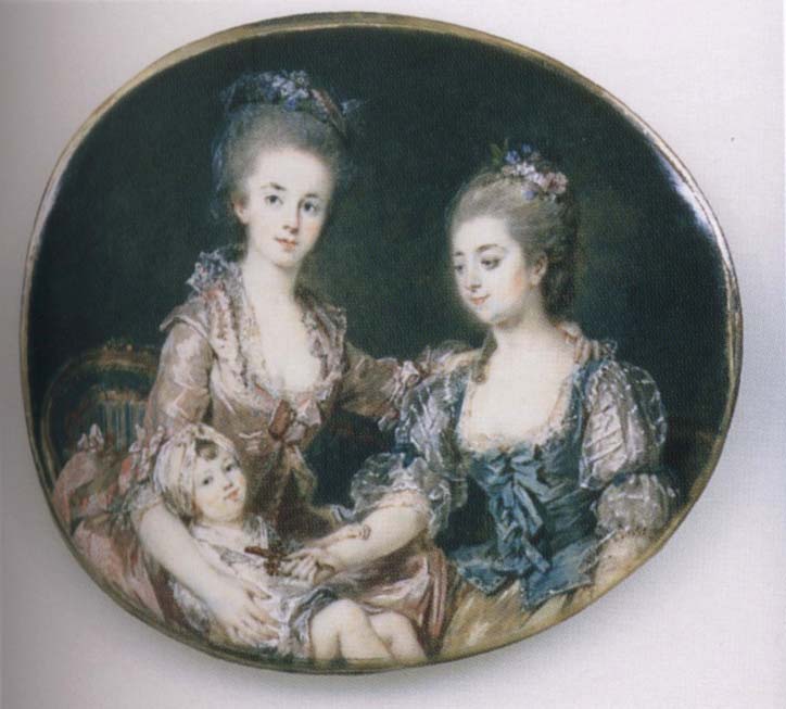 Portrait of Konstnarens Hustru,dotter and svagerska